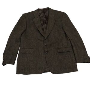 Alexandre London Saville Row Suit Coat Size 46R Brown Wool